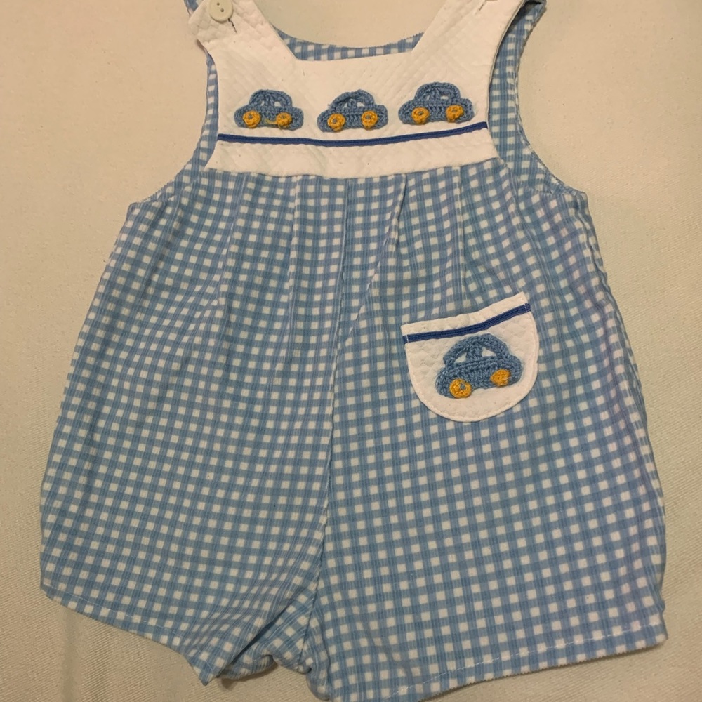 My Baby’s Closet Boys Overall Romper